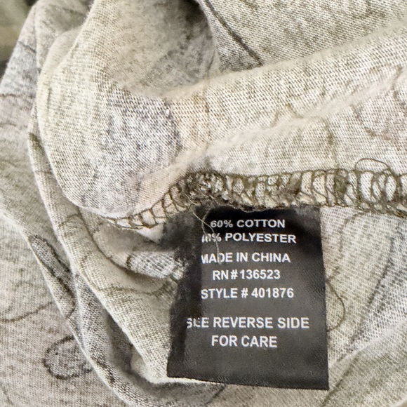 BKC Camouflage Men tee in XL Camouflage Top in Green - Picture 5 of 6